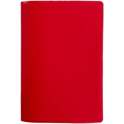 Обложка для паспорта Dorset, красная, красный, искусственная кожа; покрытие софт-тач