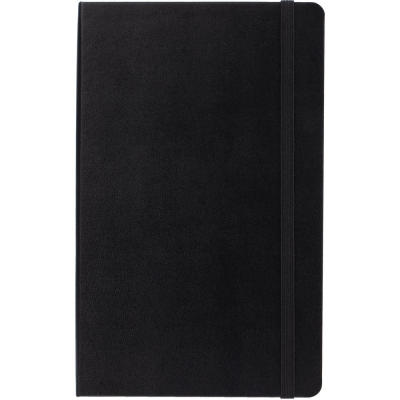 Записная книжка Moleskine Classic Large, без линовки, черная, черный, кожзам