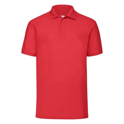Рубашка поло мужская "65/35 Polo", красный_2XL, 65% п/э, 35% х/б, 180 г/м2, красный, хлопок 35%, полиэстер 65%, плотность 180 г/м2