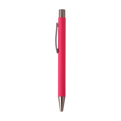 Ручка MARSEL soft touch, розовый, металл