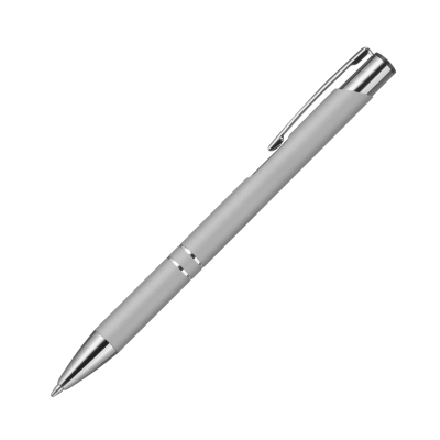 Шариковая ручка Alpha, серебряная, серебряный