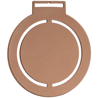 Медаль Steel Rond, бронзовая, бронзовый, металл