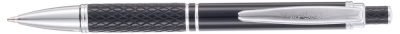 Ручка шариковая Pierre Cardin GAMME. Цвет - черный. Упаковка Е или Е-1, черный, алюминий, нержавеющая сталь