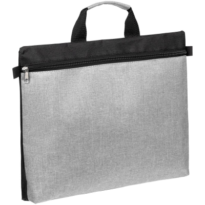 Конференц-сумка Melango, серая, серый, 600d, передняя сторона - полиэстер, 300d; задняя сторона - полиэстер