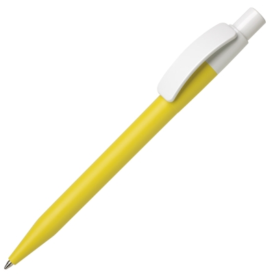 Ручка шариковая PIXEL, желтый, непрозрачный пластик, желтый, пластик