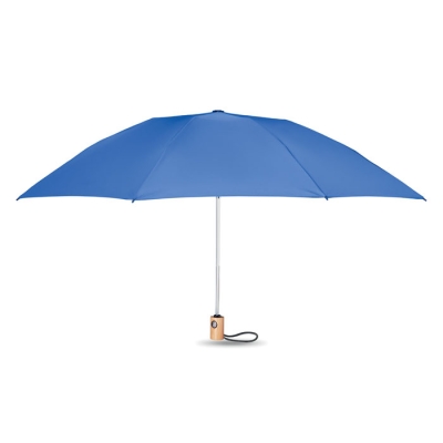 Зонт 23-дюймовый из RPET 190T, синий, rpet