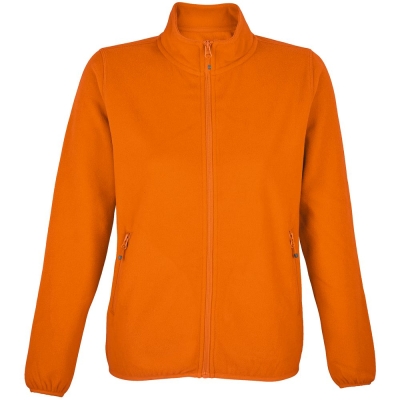 Куртка женская Factor Women, оранжевая, оранжевый, флис