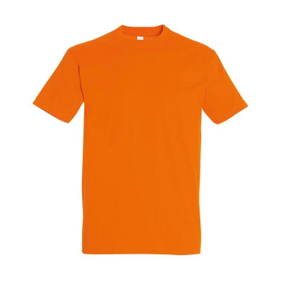 Футболка мужская IMPERIAL, оранжевый, XS, 100% хлопок, 190 г/м2, оранжевый, полугребенной хлопок 100%, плотность 190 г/м2, джерси