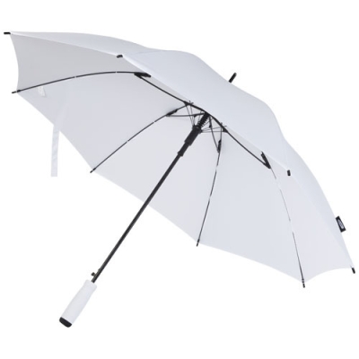 23-дюймовый автоматический зонт Niel из переработанного ПЭТ-пластика, белый