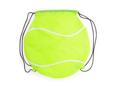 Рюкзак-мешок MILANO в форме теннисного мяча, желтый, полиэстер