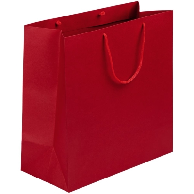 Пакет бумажный Porta L, красный, красный, бумага