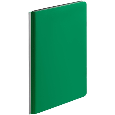 Ежедневник Aspect, недатированный, зеленый, зеленый, искусственная кожа; покрытие софт-тач