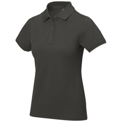 Calgary женская футболка-поло с коротким рукавом, серый