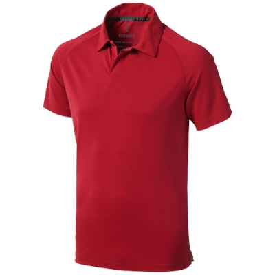 Ottawa спортивная мужская футболка-поло с коротким рукавом, красный