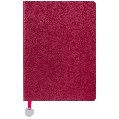 Ежедневник Lafite, недатированный, малиновый, розовый, искусственная кожа; шильд - металл