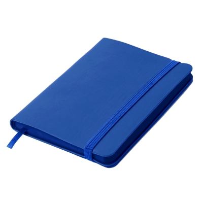 Блокнот SHADY JUNIOR с элементами планирования,  А6, синий ройал, кремовый блок, темно-синий обрез, синий, pu velvet