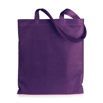 Сумка для покупок JAZZIN, фиолетовый, 40 x 36 см; 100% полиэстер, 80г/м2, фиолетовый, нетканый материал, 80г/м2