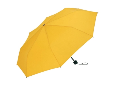 Зонт складной «Toppy» механический, желтый, полиэстер, soft touch