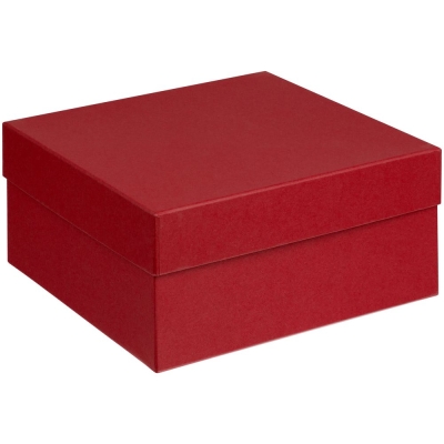 Коробка Satin, большая, красная, красный, картон