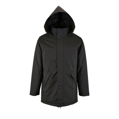 Куртка мужская ROBYN, черный, XS, 100% п/э, 170 г/м2, черный, оксфорд 300: 100% полиэстер - c пропиткой пвх; подкладка: 100% полиэстер; набивка: 100% полиэстер, 170 г/м²