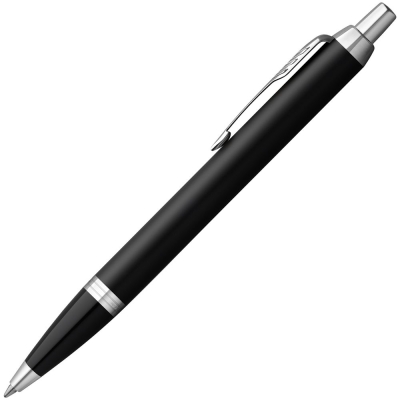 Ручка шариковая Parker IM Essential Muted Black CT, черная, черный, металл