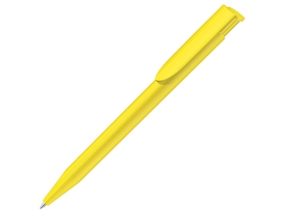 Ручка пластиковая шариковая «Happy», желтый, пластик