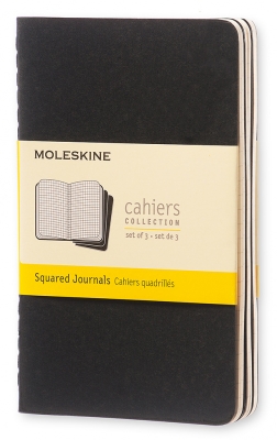 Блокнот Moleskine CAHIER JOURNAL QP312 Pocket 90x140мм обложка картон 64стр. клетка черный (3шт) Блокнот Moleskine CAHIER JOURNAL QP312 Pocket 90x140мм обложка картон 64стр. клетка черный (3шт)