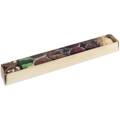 Шоколадные конфеты ручной работы Dulceneo, 7 шт, коричневый, пвх, упаковка - картон