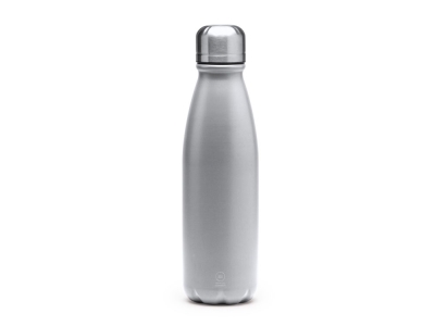 Бутылка KISKO из переработанного алюминия, серебристый