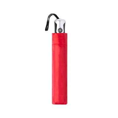 Зонт складной ALEXON, автомат, красный, 100% полиэстер 190T, красный, 100% полиэстер 190t
