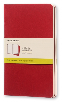 Блокнот Moleskine CAHIER JOURNAL CH118 Large 130х210мм обложка картон 80стр. нелинованный клюквенный (3шт) Блокнот Moleskine CAHIER JOURNAL CH118 Large 130х210мм обложка картон 80стр. нелинованный клюквенный (3шт)