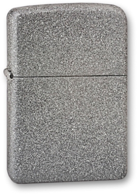 Зажигалка ZIPPO Classic с покрытием Iron Stone™, латунь/сталь, серая, матовая, 38x13x57 мм, серый