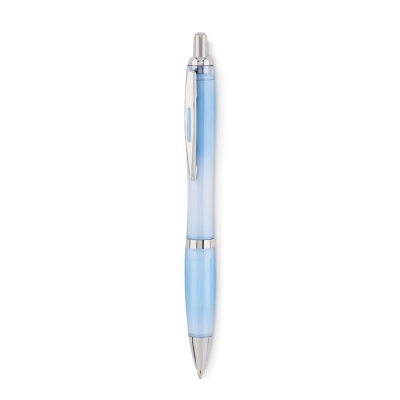 Ручка шариковая, прозрачный голубой, rpet