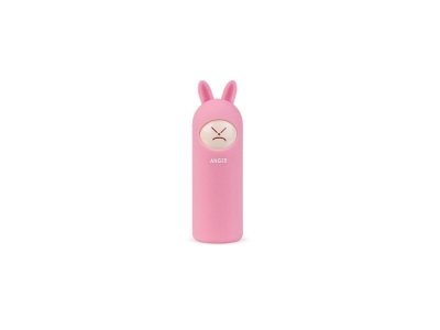 Внешний аккумулятор «NEO Rabbit Anger», 5000 mAh, розовый, пластик, силикон