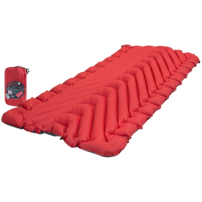 Надувной коврик Insulated Static V Luxe, красный, красный, полиэстер