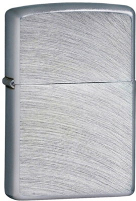 Зажигалка ZIPPO Classic с покрытием Chrome Arch, латунь/сталь, серебристая, матовая, 38x13x57 мм, серебристый