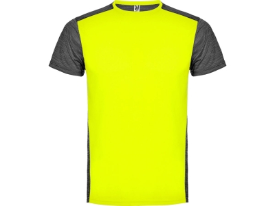 Спортивная футболка «Zolder» детская, черный, желтый, полиэстер