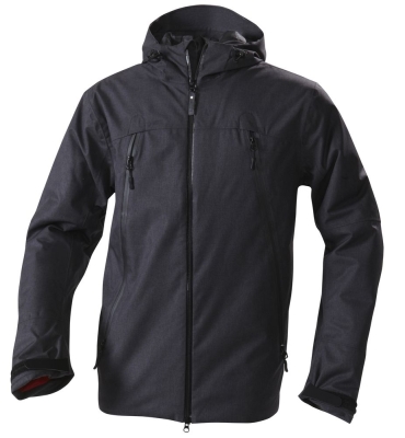 Куртка мужская Jackson, черный меланж, черный, полиэстер 100%; утеплитель - полиэстер 100%, плотность 100 г/м²