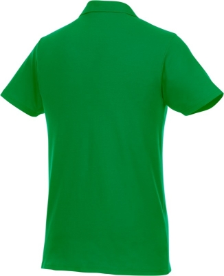 Мужское поло Helios с коротким рукавом, зелёный, пике100% bci cotton, 180 g/m2.