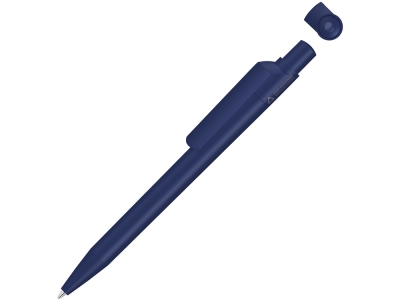 Ручка шариковая из переработанного пластика с матовым покрытием «On Top Recy», синий, пластик