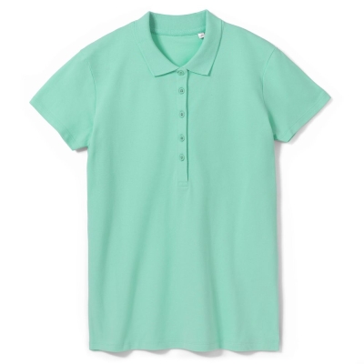 Рубашка поло женская Phoenix Women, зеленая мята, зеленый, хлопок 95%; эластан 5%, плотность 220 г/м²; пике