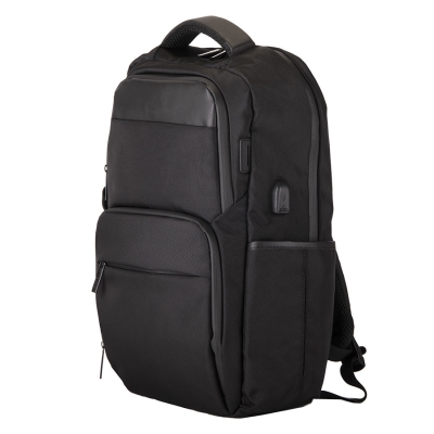 Рюкзак "Spark", черный, 46х30х14 см, 100% полиэстер , черный, 100% полиэстер