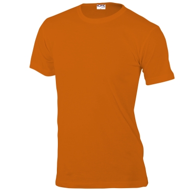Мужские футболки Topic кор.рукав 100% хб оранжевые, оранжевый, хлопок
