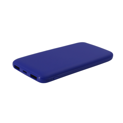 Внешний аккумулятор Bplanner Power 2 ST, софт-тач, 10000 mAh (Синий), синий, пластик, soft touch