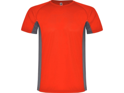 Спортивная футболка «Shanghai» детская, красный, серый, полиэстер