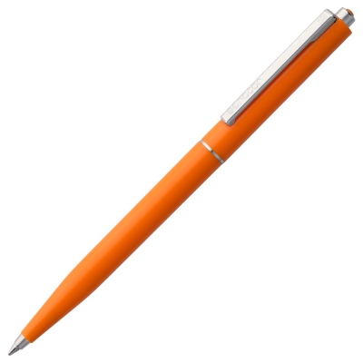 Ручка шариковая Senator Point, ver.2, оранжевая, оранжевый, пластик; металл