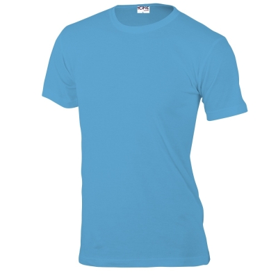 Мужские футболки Topic кор.рукав 100% хб голубой, голубой, хлопок