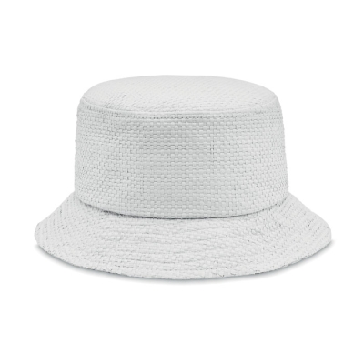Шляпа, белый, straw