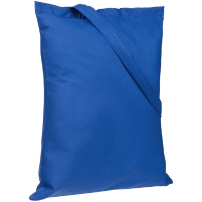Холщовая сумка Basic 105, ярко-синяя, синий, хлопок