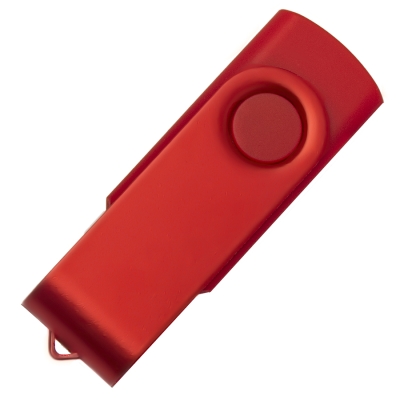 USB flash-карта DOT (16Гб), красный, 5,8х2х1,1см, пластик, металл, красный, металл, пластик